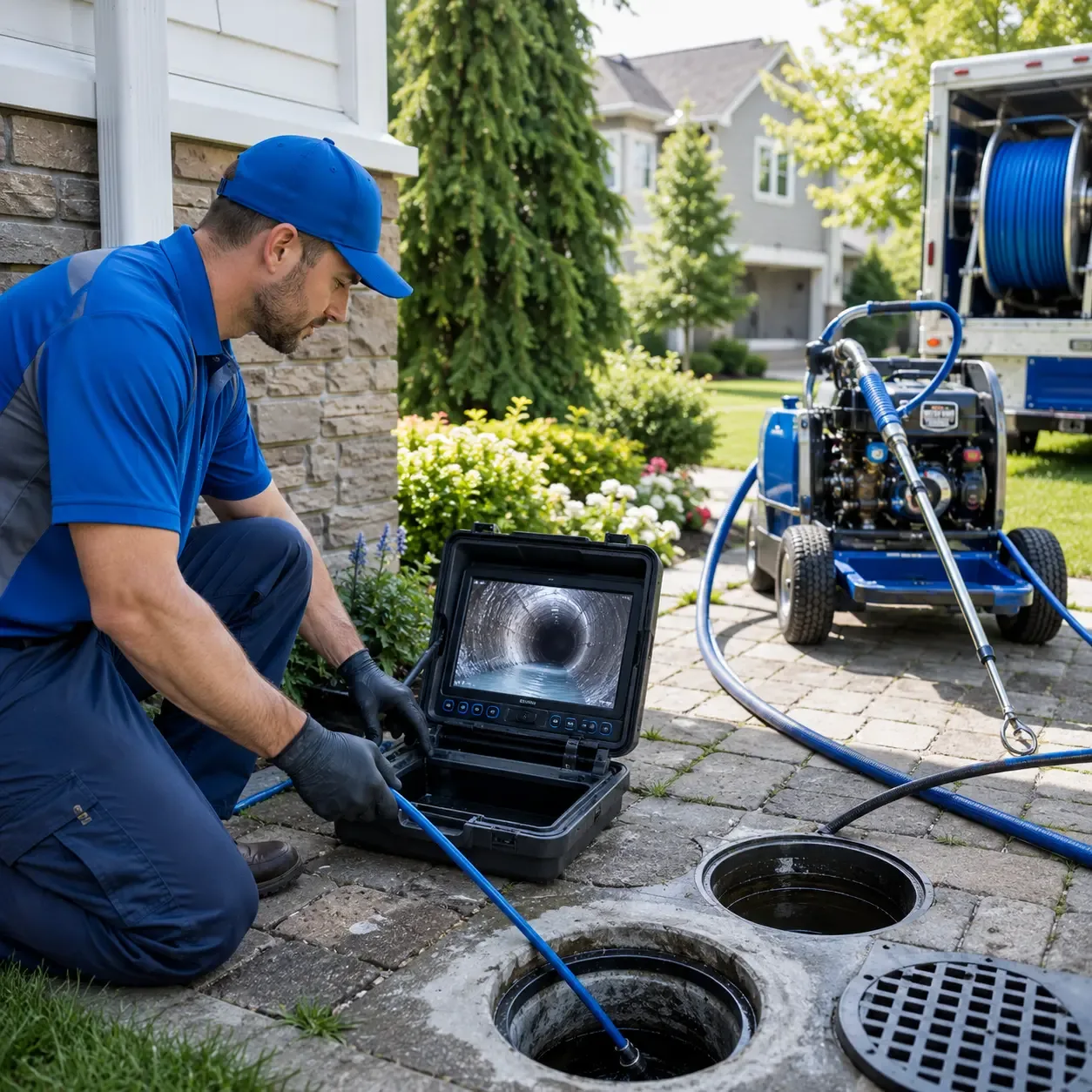 Outdoor drain cleaning professionals serving Columbia, MS